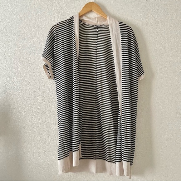 Loft open cardigan striped short sleeve - Picture 1 of 3